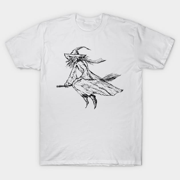 Old witch T-Shirt by katerinamk